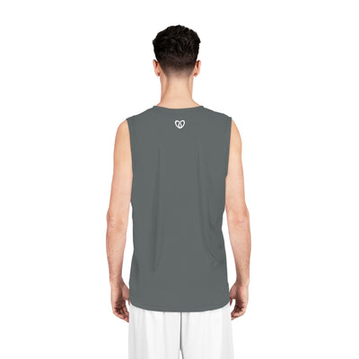 Motion Is Lotion Basketball Jersey - Grey