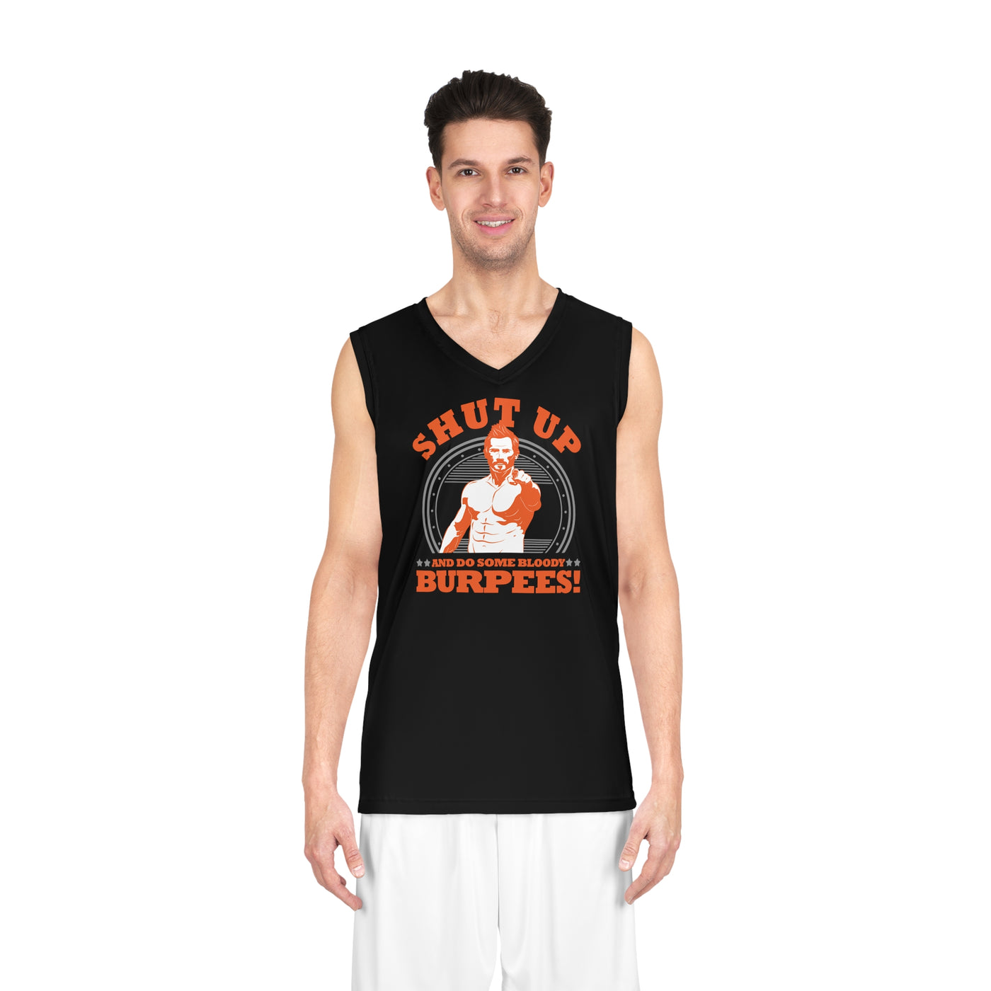 Burpee Basketball Jersey - Black