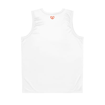 Burpee Basketball Jersey - White