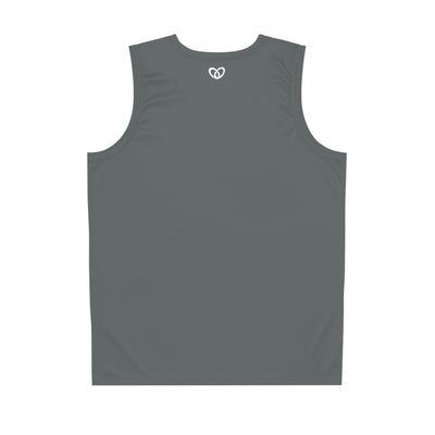 Motion Is Lotion Basketball Jersey - Grey