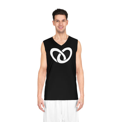 Unity Rings Basketball Jersey - Black