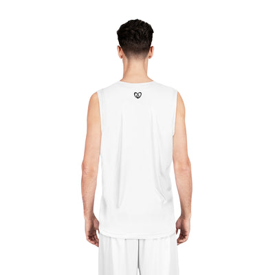 Unity Rings Basketball Jersey - White
