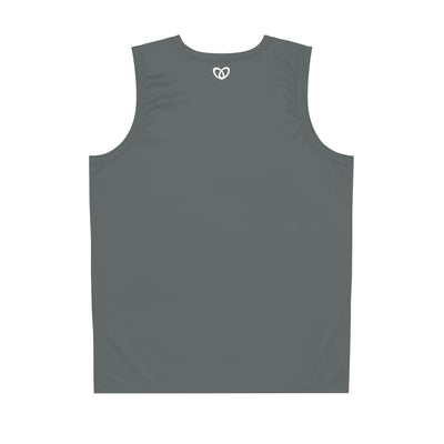 Motion Is Lotion Basketball Jersey - Grey