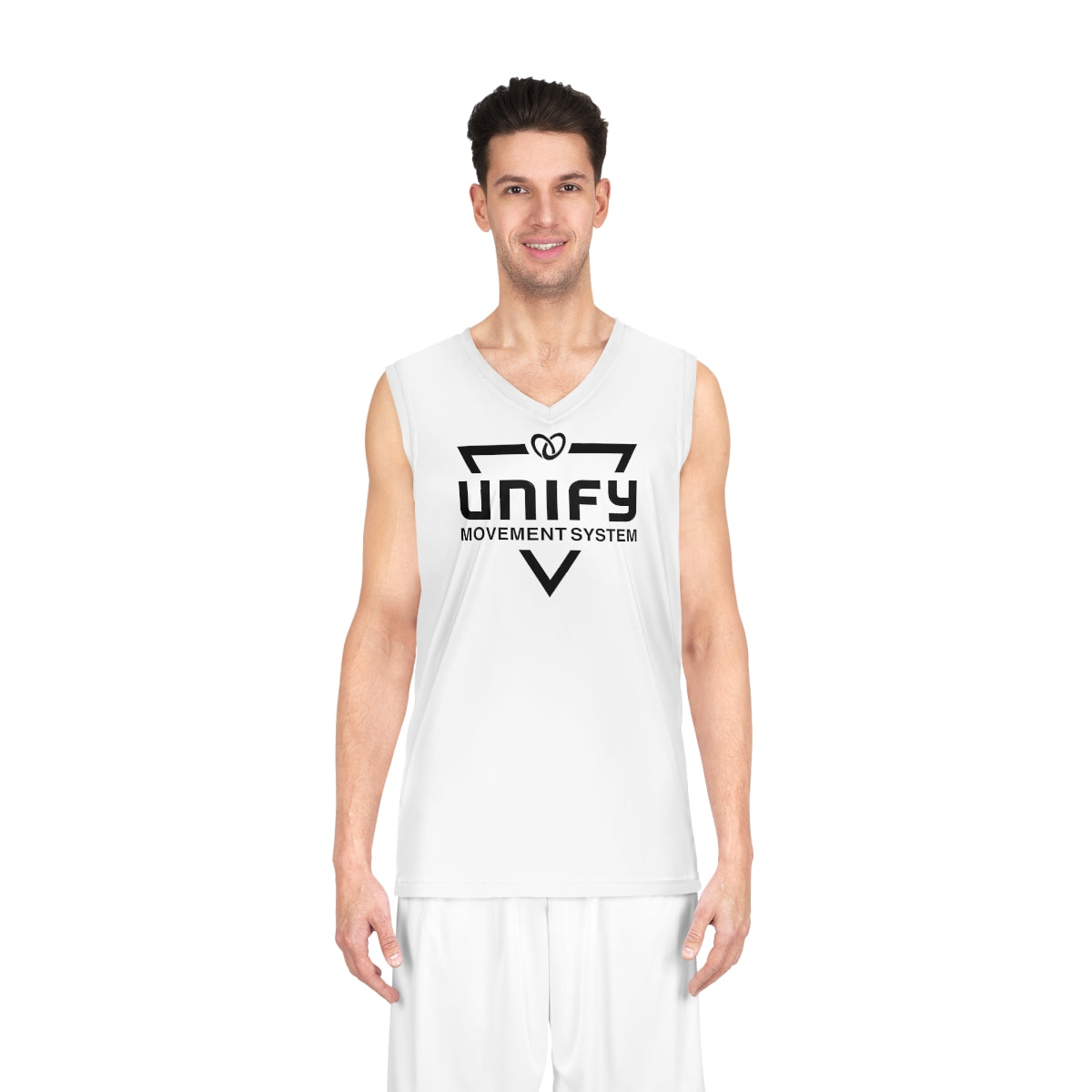 Unify Basketball Jersey - White/Black