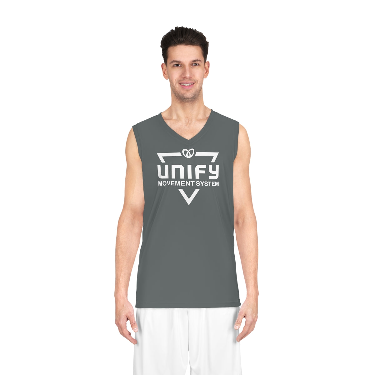 Unify Basketball Jersey - Grey/White